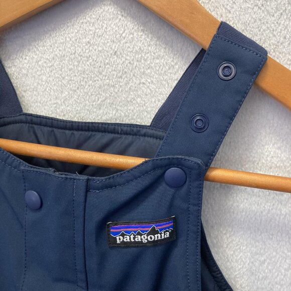 Patagonia H2No Snow Bib Pants Size 3T Blue Snow Pile Insulated Waterproof 61110 - Picture 7 of 16